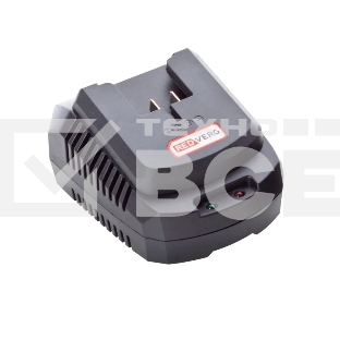Зарядное устройство RedVerg 730001, 220В/50 Гц; 50Вт; 21В пост. тока; ток заряда- 2,3 A; время зарядки - 1 час; вес - 0,45кг