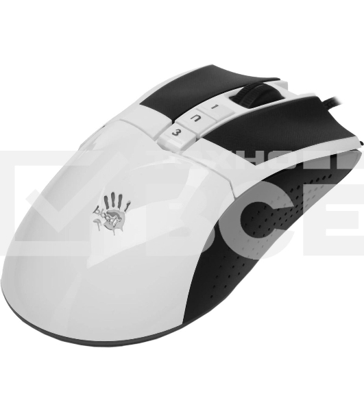 Мышь проводная A4Tech Bloody W90 Max белый/черный, 10000 dpi, USB, кнопки - 10