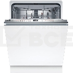 Встраиваемая посудомоечная машина Bosch SMD6ECX12E 60см., SilencePlus; Класс A-A-A; загрузка на 14 комплектов посуды, сенсорное управление, 8 программ, 59.8x55x81.5-87.5 см,сушка: с открыванием дверцы/с теплообменником, индикация на полу: проекция дисплея, фото 1