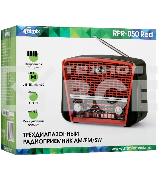 Радиоприемник Ritmix RPR-050 RED