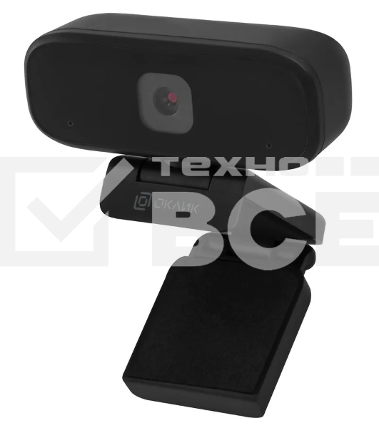 Камера Web Оклик OK-C015HD черный 1Mpix (1280x720) USB2.0 с микрофоном