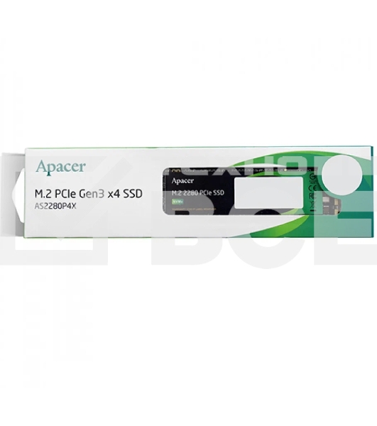 Накопитель SSD Apacer 1Tb, M.2 2280 AS2280P4X, PCIe 3.0 x4, NVMe, R/W 2100/1700