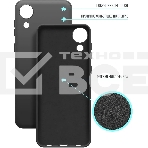 Чехол (клип-кейс) BoraSCO Microfiber Case для Samsung Galaxy A03 Core черный, фото3