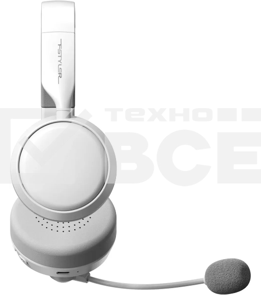 Наушники с микрофоном A4Tech BH230 белый/серый мониторные BT оголовье (BH230 WHITE)