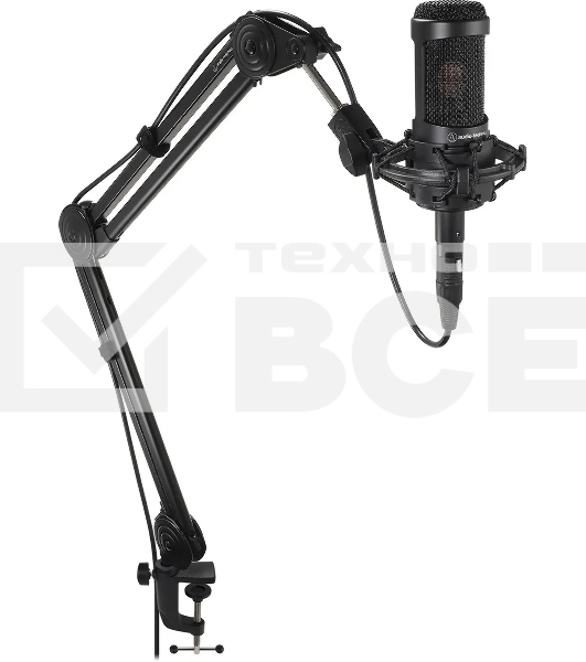 Микрофон проводной Audio-Technica AT2035 черный/черный