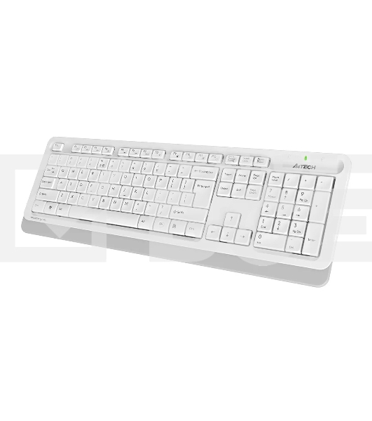 Клавиатура + мышь A4Tech Fstyler FG1010S клав:белый/серый мышь:белый/серый USB беспроводная Multimedia Touch (FG1010S WHITE)