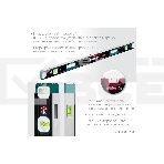 Уровень Kraftool A-RATE CONTROL 2000 мм, магнитный сверхпрочный уровень с зеркальным глазком, фото5