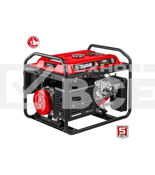 Электрогенератор бензиновый Зубр СБ-7000Е-3, 7 кВт, 73 дБ, 81 кг
