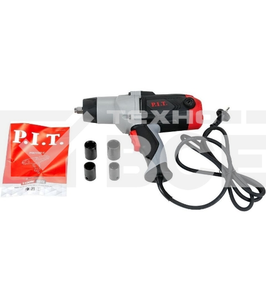 Гайковерт P.I.T. PIW1100-C 1100Вт патрон:быстрозажимной (кейс в комплекте)