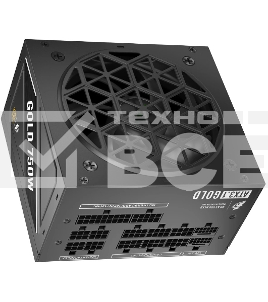 Блок питания 1STPLAYER NGDP Gold 750W, 750Вт, 80 PLUS Gold, 120мм, модульный, черный