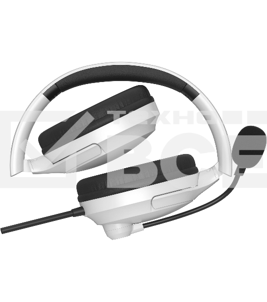 Наушники с микрофоном A4Tech Fstyler FH280U белый  2м мониторные USB оголовье