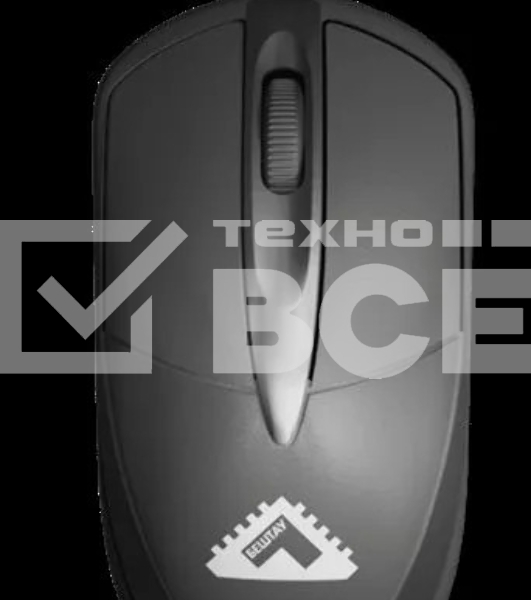 Мышь проводная БЕШТАУ М100РУ черный, 1600 dpi, USB, кнопки - 3