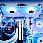 Водяное охлаждение для процессора Thermalright Frozen Notte 240 White ARGB V2 белый (240mm, ARGB/ Fans: 2x120mm, 72.37CFM, 27.7dBA, 2000RPM/ Pump height 54mm, 28dBA, 5300RPM, Rad thickness 27mm/ S: 1200, 1700, 1851, 2011, 2066, 115X, AM2, AM2+, AM3, AM3+,, фото2