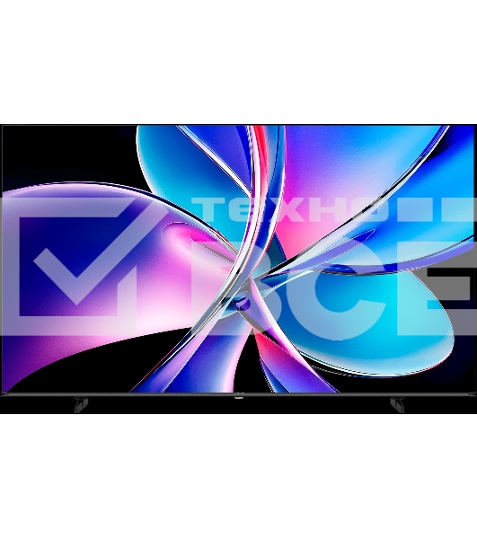 Телевизор 65'' Hisense 65E7Q черный QLED UHD 60Hz Smart