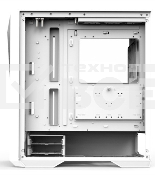 Компьютерный корпус ZALMAN Z9 Iceberg MS, EATX, WHITE, WINDOW, 4x3.5