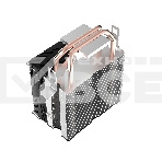 Кулер TESLA SHADOW 902 FRGB, 1х92мм, 2400rpm, 4-pin, Al+Cu, черный/FRGB, 52CFM, 23дБ, 2-PIPE, TDP 110Вт, INTEL 1700/1200/115x/775/1366, AMD AM5/AM4/AM3(+)/AM2(+)/FM2(+)/FM1/754/940/939 (TSL-902PWM-FRGB), фото3