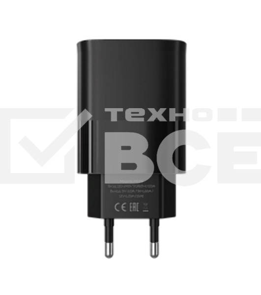 Сетевое зарядное устройство MORE CHOICE (4620202553386) NC09 1USB 3.0A QC3.0 15W, черный