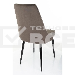 Стул для дома Бюрократ CH-K4_2 комплект 2 шт коричневый Holland 74 металл черный на ножках (CH-K4_1/HL74_2), фото5