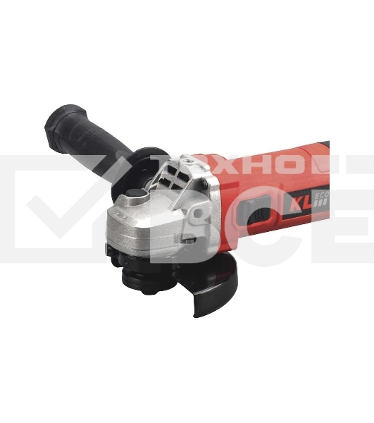 Угловая шлифовальная машина (болгарка) KLECO KE75115AT 750 Вт (115мм, сеть, защитн кожух, рукоять, ключ, запасн угол. щетка)