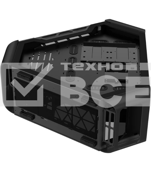 Компьютерный корпус JONSBO TR03-A Black без БП, боковая панель из закаленного стекла, mini-ITX, micro-ATX, ATX, черный