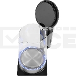 Чайник электрический Starwind SKG4043 2.2л. 1800Вт черный/серебристый корпус: стекло, фото2