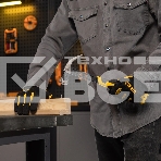 Молоток-гвоздодер Denzel 450 г, цельнокованый, боек с магнитом, двухкомп. обрезин. рук-ка, фото2