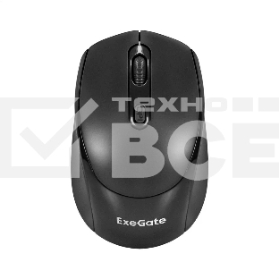 Мышь беспроводная ExeGate Professional Standard SR-9005 черный, 1200 dpi, радиоканал, USB, кнопки - 4