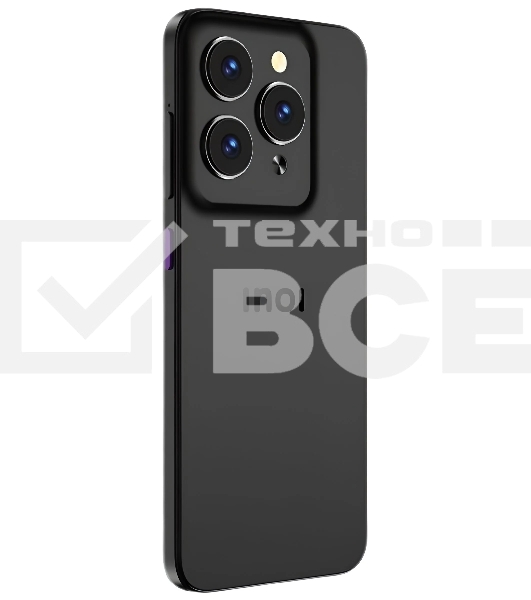 Смартфон INOI Note 15 6+10*/256GB, Titanium черный