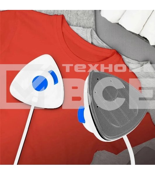 Отпариватель Kitfort КТ-9131-3 белый/синий, 800 Вт, 12 г/мин, 50 мл