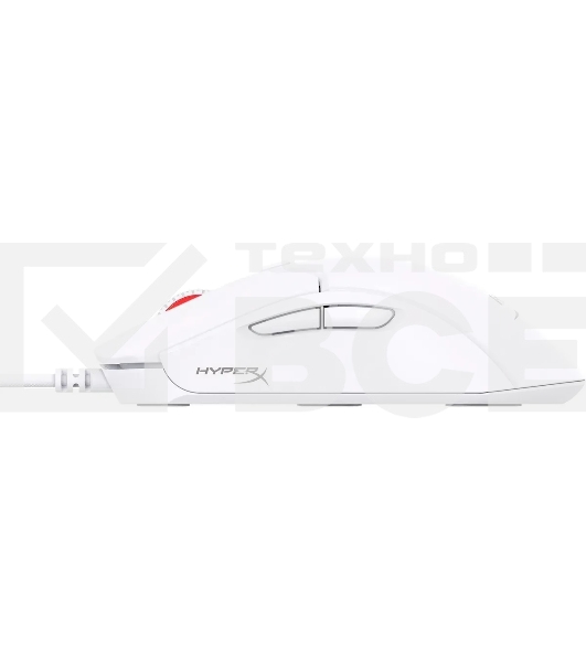 Мышь беспроводная HyperX Haste 2 белый, 26000 dpi, радиоканал, Bluetooth, USB, кнопки - 5