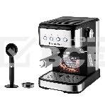 Кофеварка рожковая BRAYER BR1114 черный, исп. кофе - молотый, 1.5 л, 1100 Вт, 20 Бар., фото2