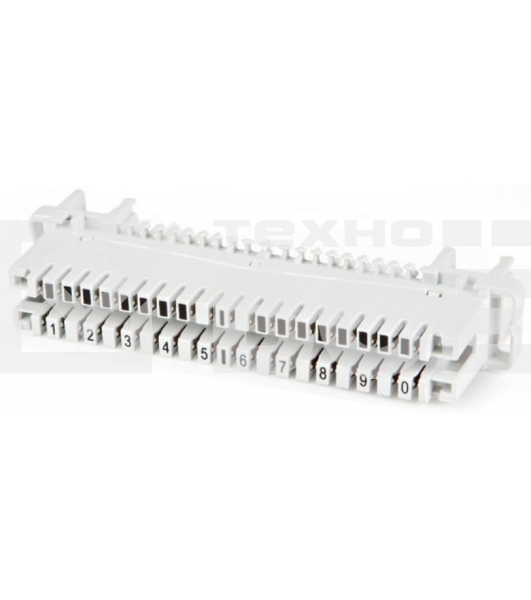 Плинт размыкаемый LSA Profil, Eco, 10 пар, маркировка от 0 до 9