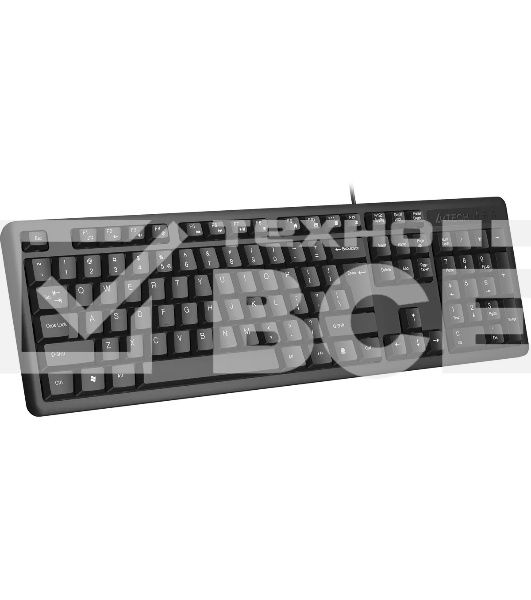 Клавиатура A4Tech KKS-3 проводная, USB, черный