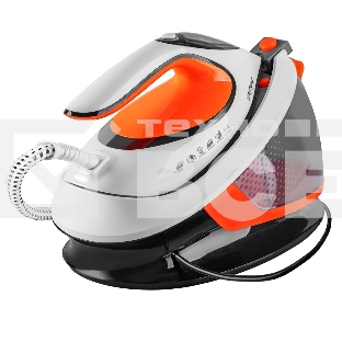 Парогенератор электрический Endever Delta-350, белый/черный/оранжевый, мощность 2400 Вт, макс. паровой удар до 140 г/мин, давление до 3,5 бар, 4шт/уп