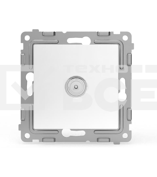 Коннектор TV СП Pixel механизм бел. TOKOV ELECTRIC TKE-PX-A1C-C01