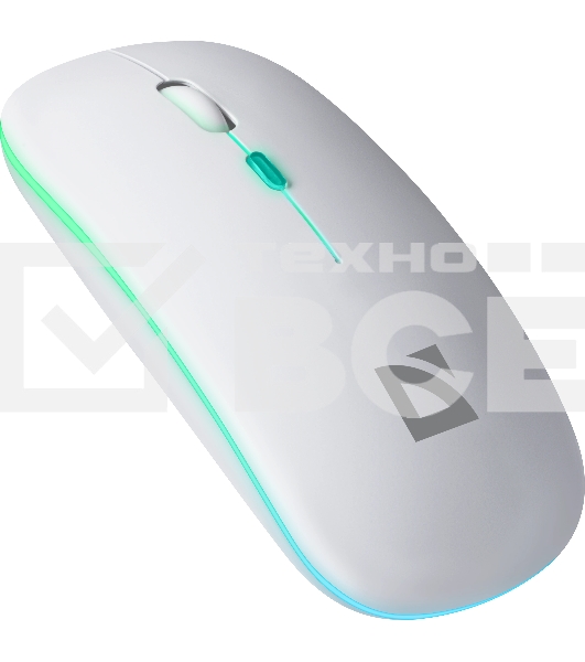 Мышь беспроводная Defender Coda MB-261 белый, 1600 dpi, радиоканал, Bluetooth, USB, кнопки - 4