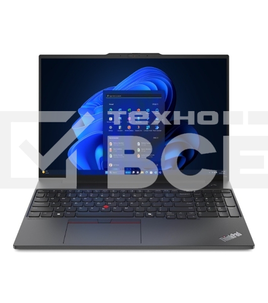 Ноутбук Lenovo ThinkPad E16 Gen 2 черный Intel Core Ultra 7 155H 3800MHz/16
