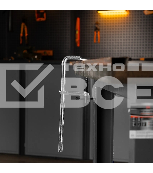 Струбцина Denzel F-образная, 80x300 мм, кованая