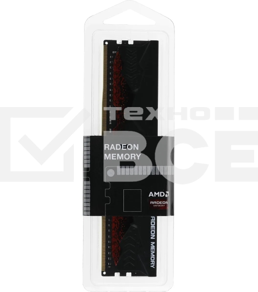 Оперативная память AMD Radeon R9, DDR4, 16GB (1x16GB), 3200MHz, CL16, DIMM, с радиатором, черный