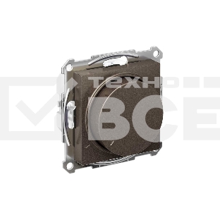Светорегулятор (диммер) SE AtlasDesign Мокко, повор-нажим, LED, RC, 400 Вт, мех.
