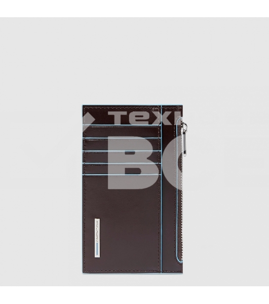 Чехол для кредитных карт Piquadro Blue Square PP6561B2R/MO красное дерево натур.кожа