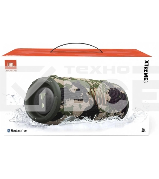 Колонка портативная JBL Xtreme 3 камуфляж 100W 4.0 BT/3.5Jack/USB 15м (JBLXTREME3CAMOEU)