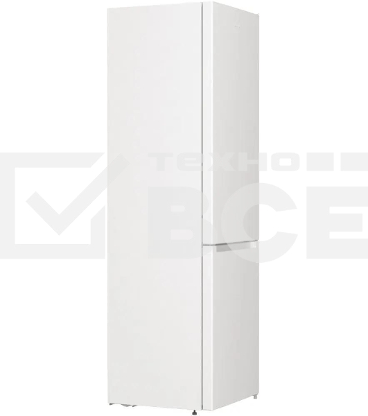 Холодильник Gorenje NRK6201PW4 белый двухкамерный 235/96л морозилка снизу