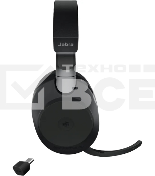 Гарнитура беспроводная Jabra Evolve2 85, Link380c MS Stereo черный