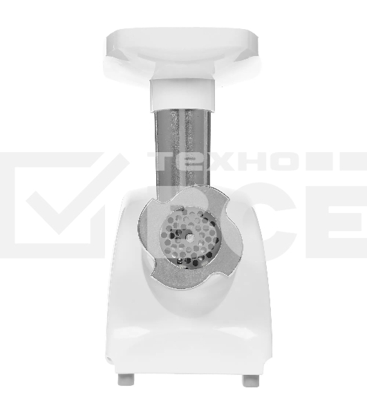Мясорубка электрическая Аксион М14.03 белый, 600 Вт, 0.7 кг/мин, защита от перегрузки, насадки - 4