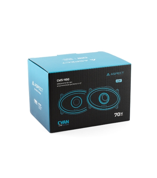Автомобильная акустика ASPECT Cyan Line CWS-460, 4х6', 70/210 Вт, 4 Ом, 91 дБ