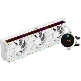 Система жидкостного охлаждения Thermalright Frozen Magic 360 Digital V2 ARGb Soc-AM5/AM4/1200/1700/1851 белый 4-pin 28dB Al LCD Ret (F-MAGIC-360-DIGITAL-WH-ARGb-V2)
