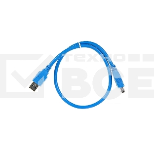 Кабель AM/AF USB3.0 0.5m VCOM удлинитель USB 3.0, VUS7065-0.5M