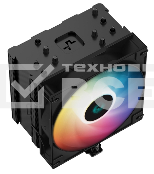 Кулер для процессора DEEPCOOL AG500 BK ARGB черный, 120 мм, алюминий/медь, 1850 об/мин, 29.4 дБ, 4 pin, 240 Вт, 155 мм