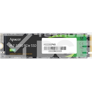 Накопитель SSD Apacer 1Tb, M.2 2280 AS2280P4X, PCIe 3.0 x4, NVMe, R/W 2100/1700